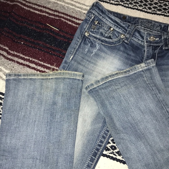 Light Slightly Distressed Miss Me’s - Picture 3 of 3